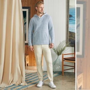 Faherty Light Blue Hoodie